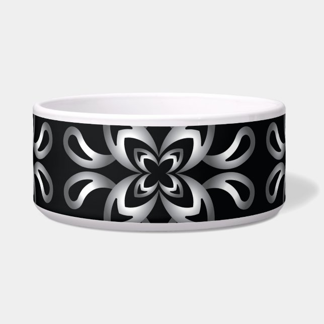 Écuelle Black and white seamless pattern on  bowl (Devant)