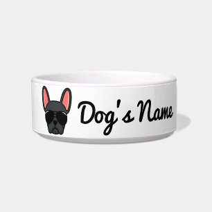Écuelle Black French Bulldog Bowl