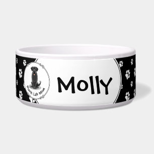 Écuelle Black Lab Mom (Labrador Retriever Mom) Cute Dog