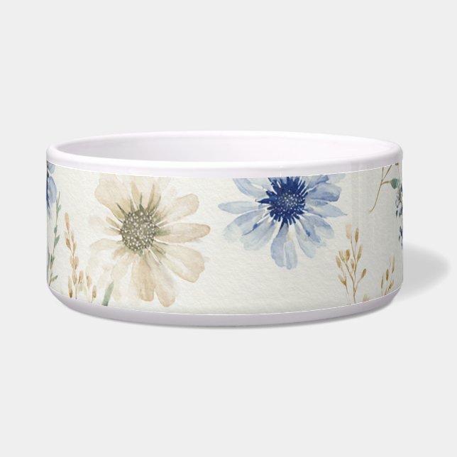 Écuelle Bleu Blanc Floral   (Devant)