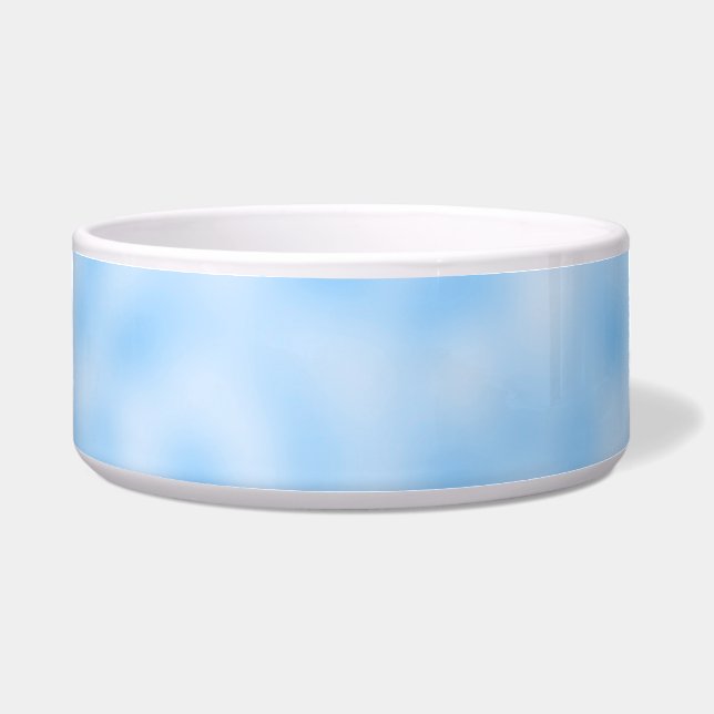Écuelle Bleu Cloud Ceramic Pet Bowl (Devant)