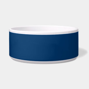 Écuelle Bleu de minuit en céramique personnalisée Pet Bowl