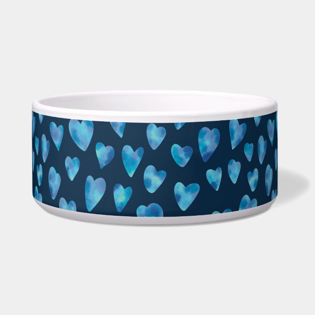 Écuelle Bleu foncé Coeur poêle (Devant)