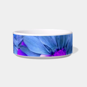 Écuelle Bleu N Purple Daisies Bouquet (Animal de compagnie