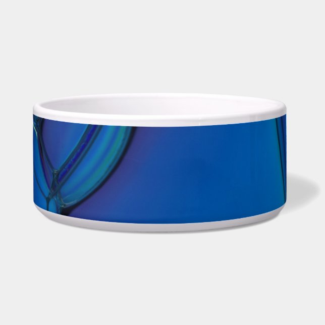 Écuelle Bleu Pet Bowl - Conception Serene Solid Color (Devant)