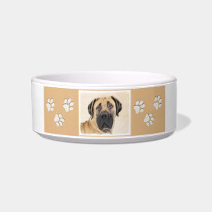 Écuelle Boerboel Peinture - Cute Original Chien Art