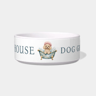 Écuelle Bol à eau pour chien Toiletteur pour Caniche Minia