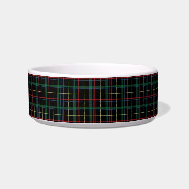 Écuelle Bol à motif tartan pour chien de vacances (Devant)