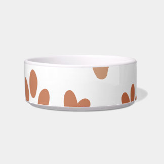Écuelle Bol à motifs de patte moyenne pour animaux