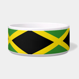 Écuelle Bol à nourriture avec le drapeau jamaïcain