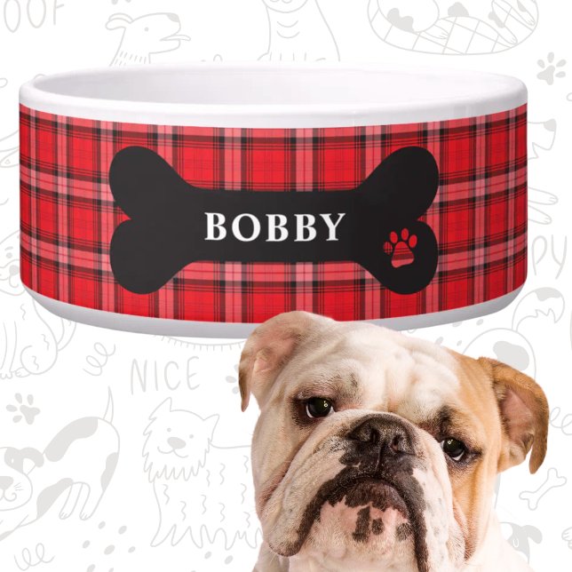 Écuelle Bol à nourriture pour animaux rouge buffle (Créateur téléchargé)