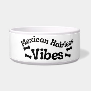 Écuelle Bol céramique pour chien Vibes sans poils mexicain