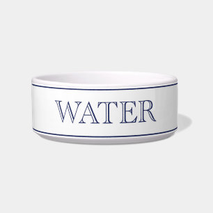 Écuelle Bol d'animal de compagnie d'eau blanc