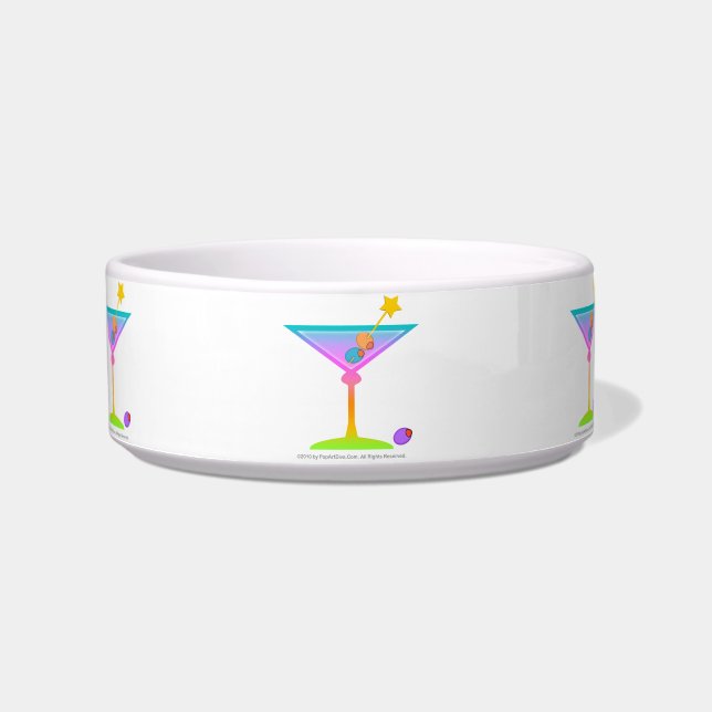 ÉCUELLE BOL DE CASSE-CROÛTE DE COCKTAIL DE MARTINI (Devant)