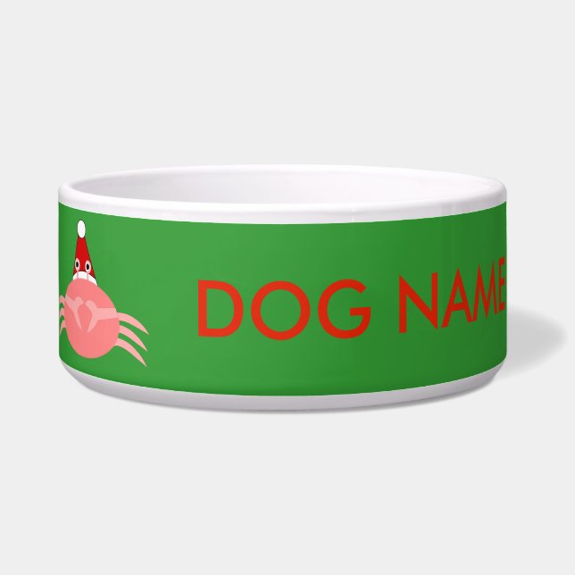 Écuelle Bol de chien de crabe de Noël (Gauche)