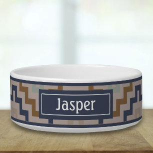 Écuelle Bol d'imprimante géométrique rétro