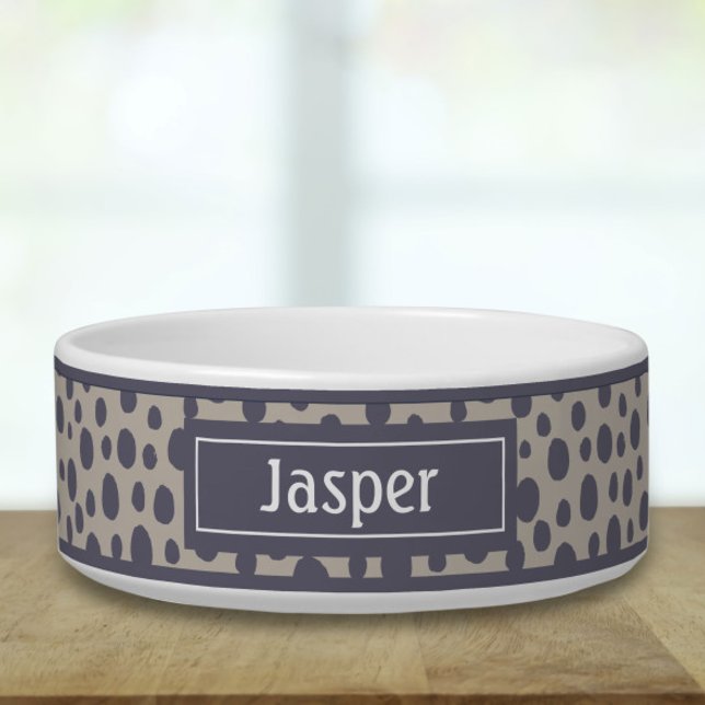 Écuelle Bol d'imprimante géométrique rétro (Créateur téléchargé)