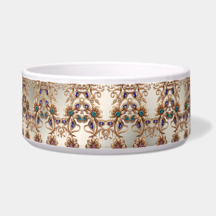 Écuelle Bol élégant en céramique avec fleurs en or pour an