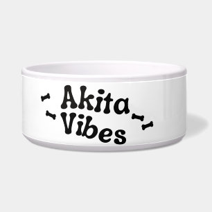Écuelle Bol en céramique Akita Vibes pour chien