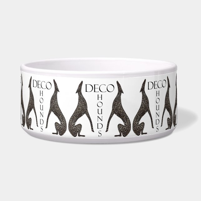 Écuelle Bol en céramique Art Déco pour Borzoï (Devant)