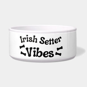 Écuelle Bol en céramique aux vibrations de Setter Irlandai