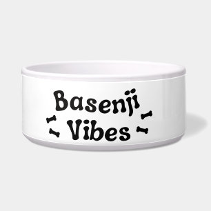 Écuelle Bol en céramique Basenji Vibes pour chien
