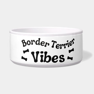 Écuelle Bol en céramique Border Terrier Vibes pour chien