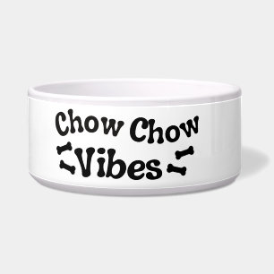 Écuelle Bol en céramique Chow Chow Vibes pour chien