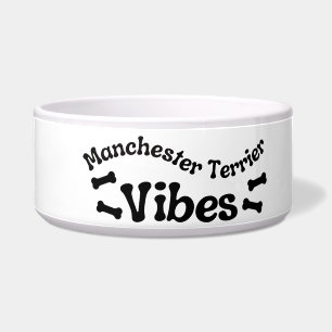 Écuelle Bol en céramique Manchester Terrier Vibes pour chi