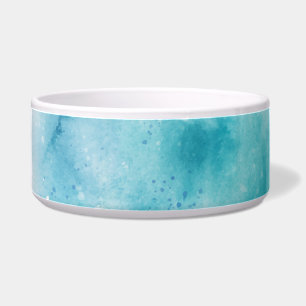 Écuelle Bol en céramique pour animaux avec un motif d'aqua