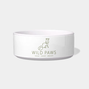 Écuelle Bol en céramique pour animaux de compagnie Wild Pa