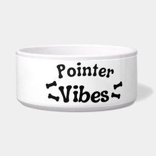 Écuelle Bol en céramique pour chien Pointer Vibes