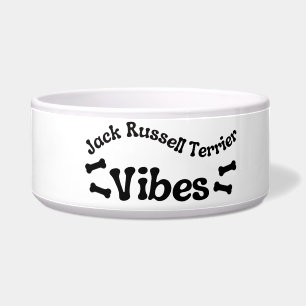 Écuelle Bol en céramique pour chien Vibes Jack Russell Ter