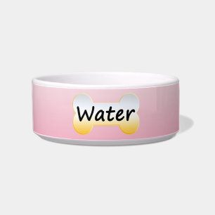 Écuelle Bol en céramique rose pour animal