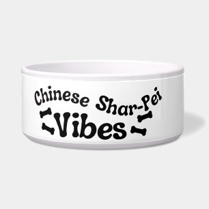 Écuelle Bol en céramique sur le thème du Chinese Shar-Pei