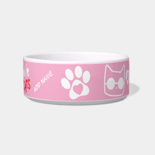 Écuelle Bol personnalisable pour chat - Cadeau personnalis