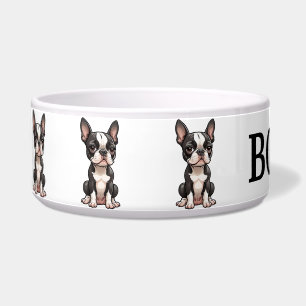 Écuelle Bol personnalisé pour Boston Terrier mignon