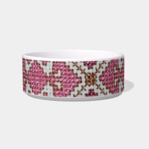 Écuelle Bol pour animaux de compagnie en diamant rose