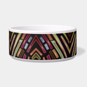 Écuelle Bol pour animaux en verre teinté vibrant de pierre