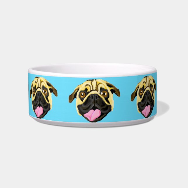 Écuelle Bol pour chien avec image de chien (Devant)