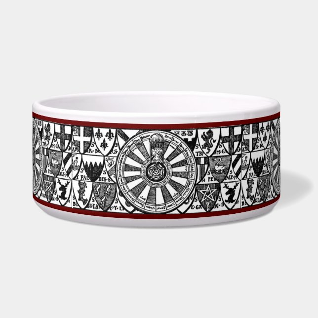 Écuelle Bol pour chien de la Table du Chevalier (Devant)