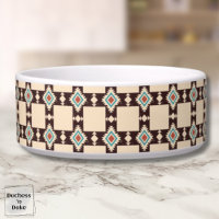 Bol tribal aztèque bohème pour animaux