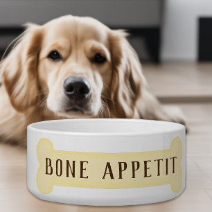 Écuelle Bon Appétit Bol à Nourriture Drôle avec Empreintes