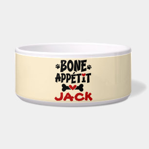 Écuelle Bon Appetit Dog Bowl avec nom