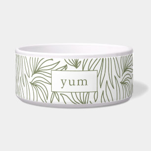 Écuelle Botanique moderne Print Yum Chien Bowl