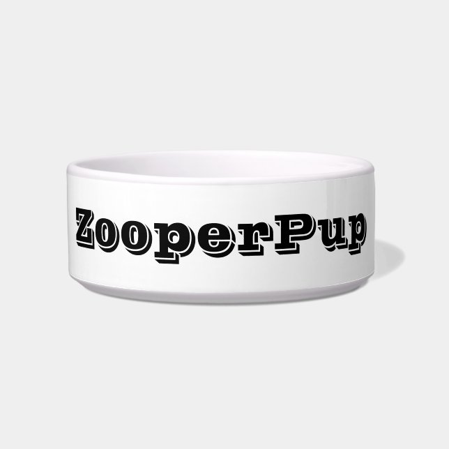 ÉCUELLE BOULE DE CHIEN ZOOPERPUP (Devant)