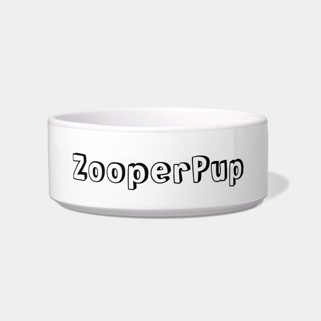 ÉCUELLE BOULE DE CHIEN ZOOPERPUP (Devant)