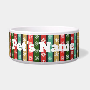Écuelle Boule de Noël pour animaux de compagnie à customis