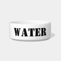 Boule d'eau de l'animal de compagnie noire