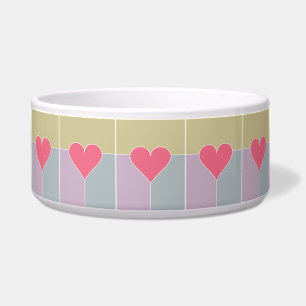 Écuelle Boules pour animaux Motifs de coeur